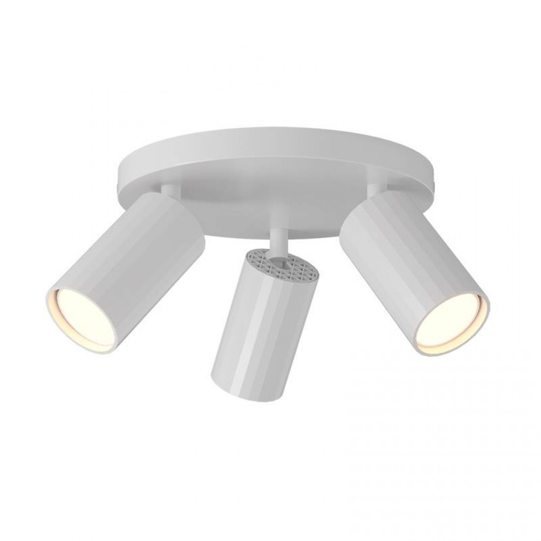 Plafón Modrian 3 luces GU10 blanco
